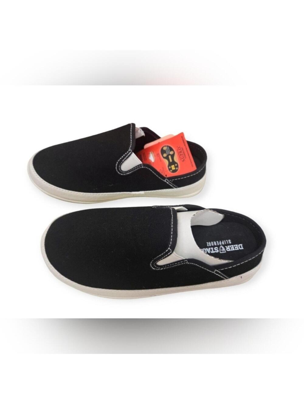 NWT boy's size 4 black slip on shoes